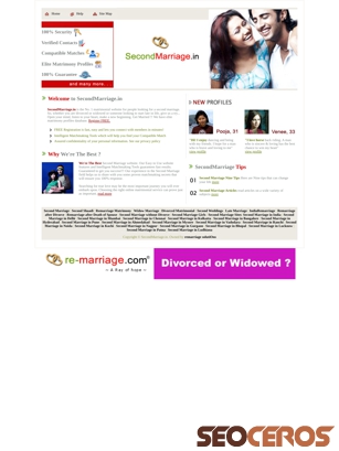 secondmarriage.in tablet náhled obrázku