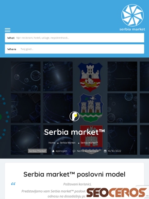 serbiamarket.com/serbia-market tablet förhandsvisning