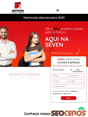 sevenidiomassaocaetano.com.br tablet preview