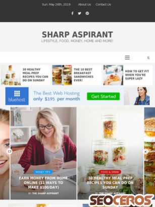 sharpaspirant.com tablet anteprima