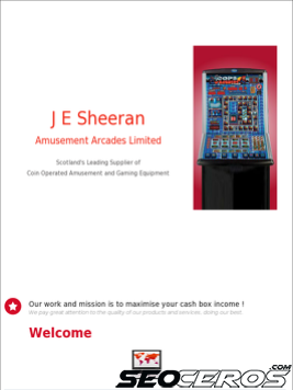 sheeran.co.uk tablet preview