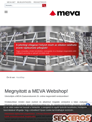 shop.meva.hu tablet előnézeti kép
