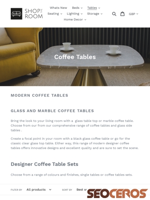 shoptheroom.co/collections/coffee-tables tablet प्रीव्यू 