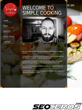 simplecooking.co.uk tablet preview