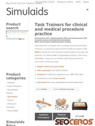 simulaids.co.uk/product-category/task-trainers tablet előnézeti kép