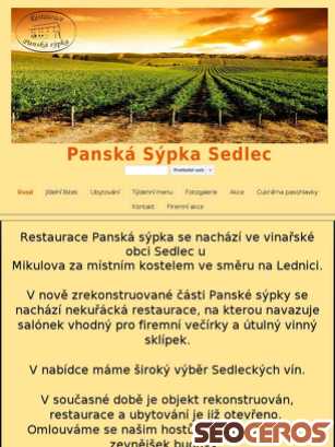 panskasypka.cz tablet Vista previa