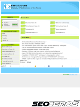 sitetalk.co.uk tablet Vista previa
