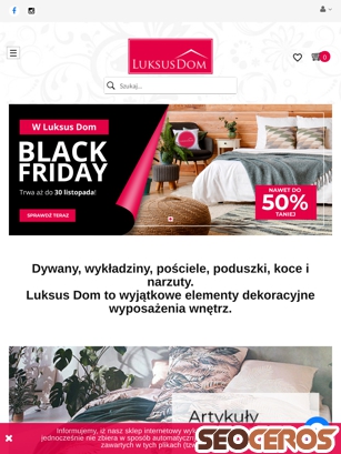 sklep.luksusdom.pl tablet obraz podglądowy