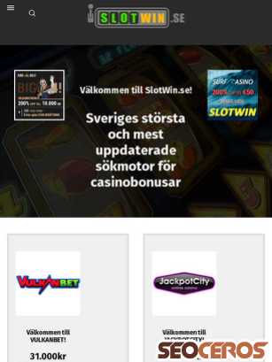 slotwin.se tablet előnézeti kép