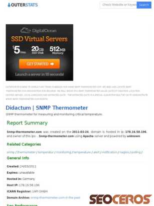 snmp-thermometer.com.outerstats.com tablet preview
