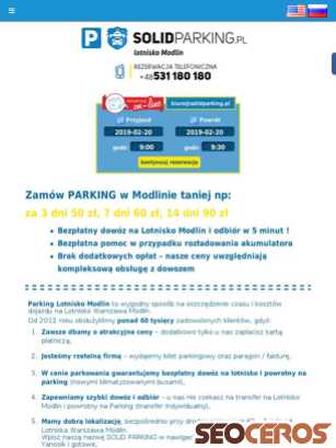 solidparking.pl tablet preview
