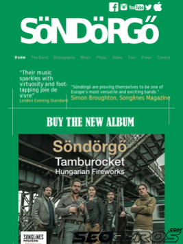 sondorgo.hu tablet preview