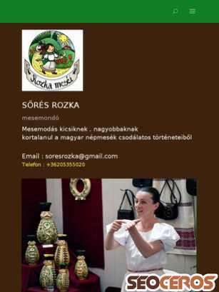 soresrozka.hu tablet förhandsvisning