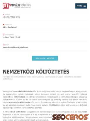 specialisszallitas.hu/nemzetkozi-koltoztetes tablet vista previa