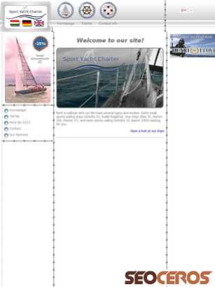 sport-yacht.hu tablet Vista previa