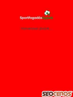 sportfogadastippek.com tablet náhľad obrázku