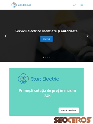 startelectric.ro tablet förhandsvisning