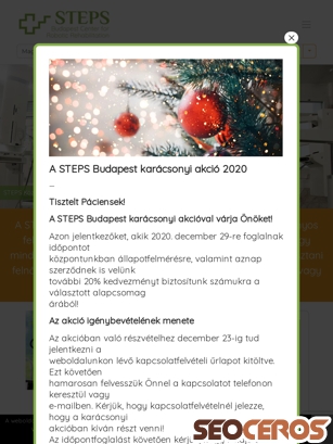stepsbudapest.com/hu tablet náhled obrázku