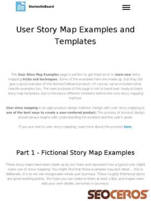 storiesonboard.com/storymapexamples.html tablet förhandsvisning