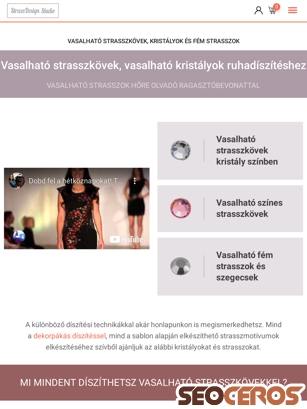 strasszko.hu/vasalhato-strasszkovek-es-kristalyok tablet náhled obrázku