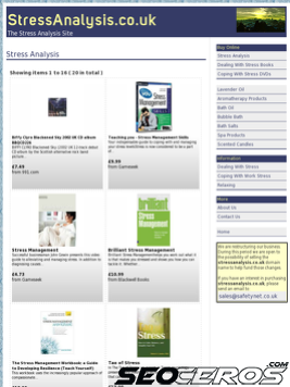 stressanalysis.co.uk tablet förhandsvisning