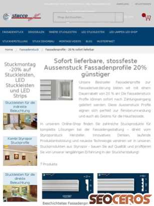 stuckleistenstyropor.de/fassadenstuck/fassadenprofile-20-sofort-lieferbar.html tablet anteprima