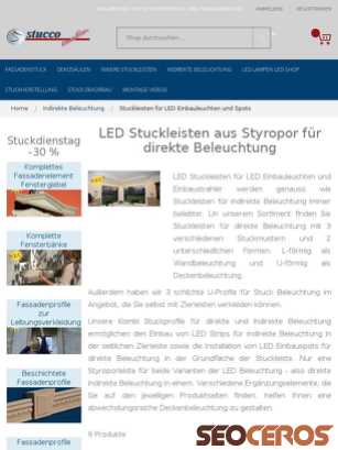 stuckleistenstyropor.de/indirektebeleuchtung/led-einbauleuchten-einbaustrahler.html tablet Vorschau