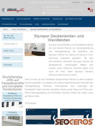 stuckleistenstyropor.de/innere-stuckleisten/styropor-deckenleisten-und-wandleisten.html tablet förhandsvisning