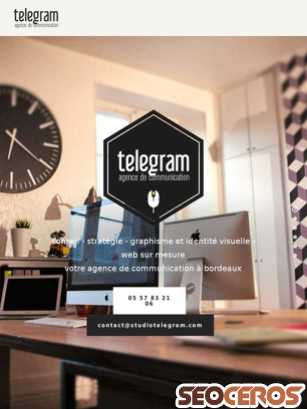 studiotelegram.com tablet előnézeti kép