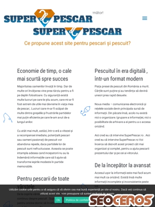 superpescar.ro tablet preview