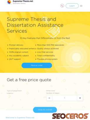 supreme-thesis.net tablet náhľad obrázku