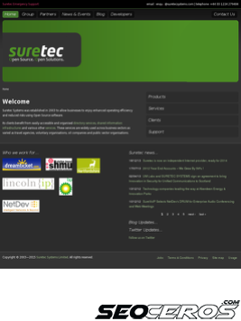 suretecsystems.co.uk tablet obraz podglądowy