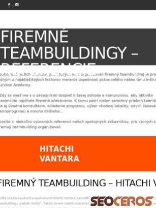 survivalacademy.sk/firemne-teambuildingy-referencie tablet obraz podglądowy