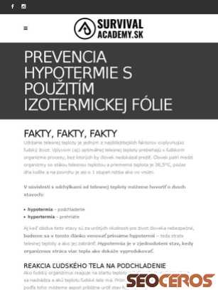 survivalacademy.sk/prevencia-hypotermie-s-pouzitim-izotermickej-folie tablet náhľad obrázku