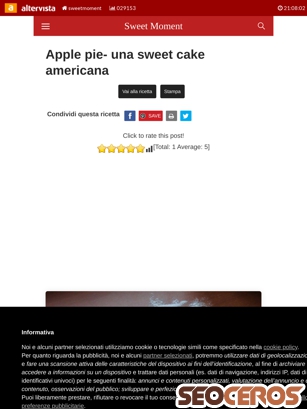 sweetmoment.altervista.org/apple-pie tablet náhled obrázku