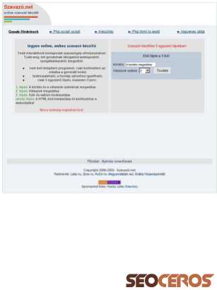 szavazo.net tablet obraz podglądowy