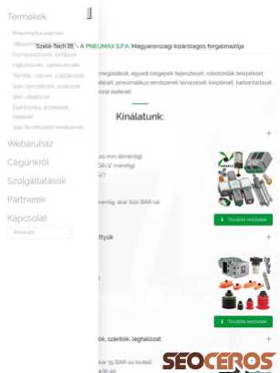 szele-tech.hu tablet Vorschau