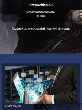 szepweblap.hu tablet előnézeti kép