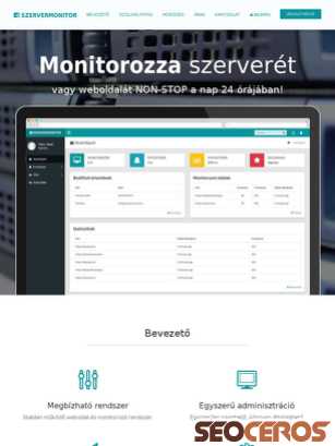 szervermonitor.eu tablet preview