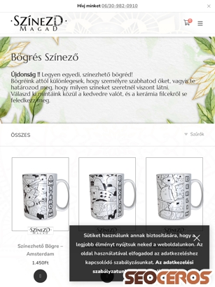 szinezdmagad.hu/szinezok/szinezheto-bogrek tablet előnézeti kép