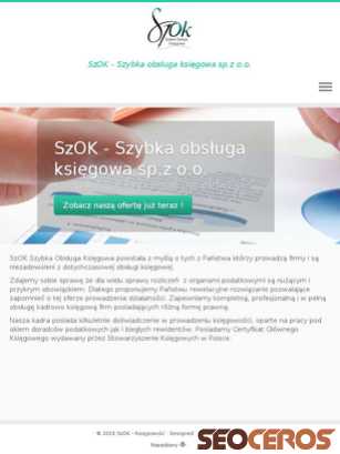 szok-ksiegowosc.pl tablet vista previa
