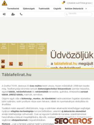 tablafelirat.hu tablet Vista previa
