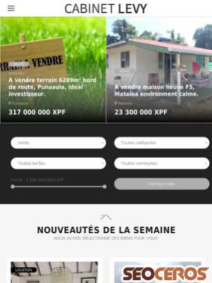 tahiti-conseil-immobilier.com tablet previzualizare