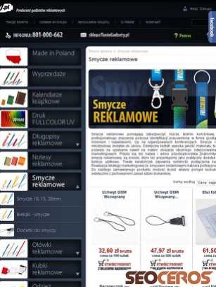 taniegadzety.pl/18-smycze-reklamowe tablet förhandsvisning