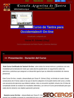 tantra.org.ar/mobile/on-line.htm tablet náhled obrázku