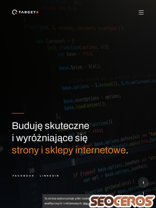 targetx.pl tablet preview