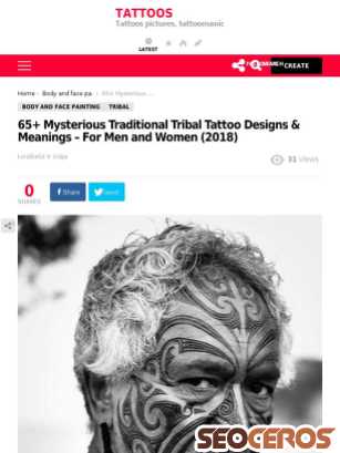 tattoomanic.com/65-mysterious-traditional-tribal-tattoo-designs-meanings-for-men-and-women-2018 tablet náhled obrázku