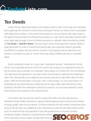 taxsalelists.com/deeds tablet preview