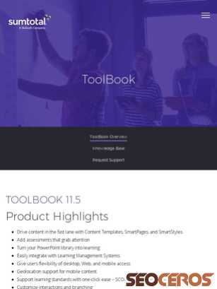 toolbook.com tablet prikaz slike