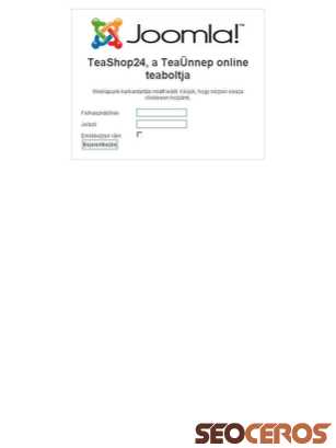 teashop24.hu tablet előnézeti kép
